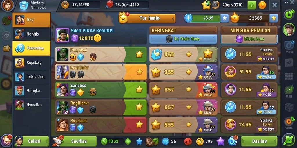 Grafik berkualitas tinggi yang memikat mata.